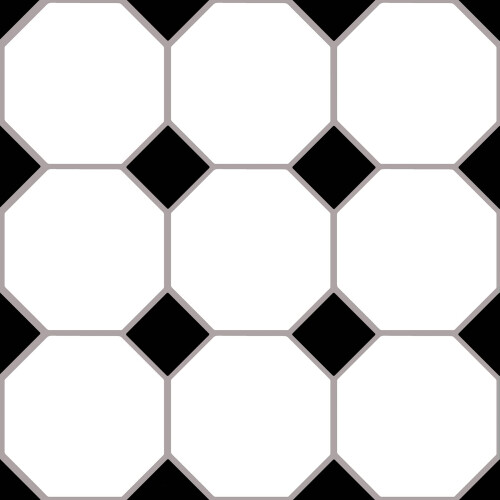 FloorPops Hudson Αυτοκόλλητα Πλακάκια Δαπέδου, Μαύρα