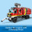 LEGO LEGO City Μονάδα Πυρόσβεσης 60374, Παιχνίδι με Πυροσβεστικό Όχημα και Drone 4