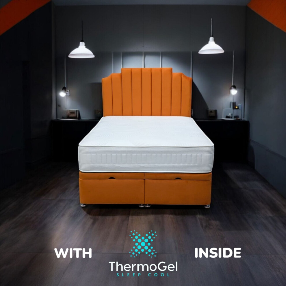 (Super King 6FT (180 x 200 cm), Medium Firm) 1000 Gel Memory Pocket Spring Mattress-image-OPC-PG9YDQZ-NEW