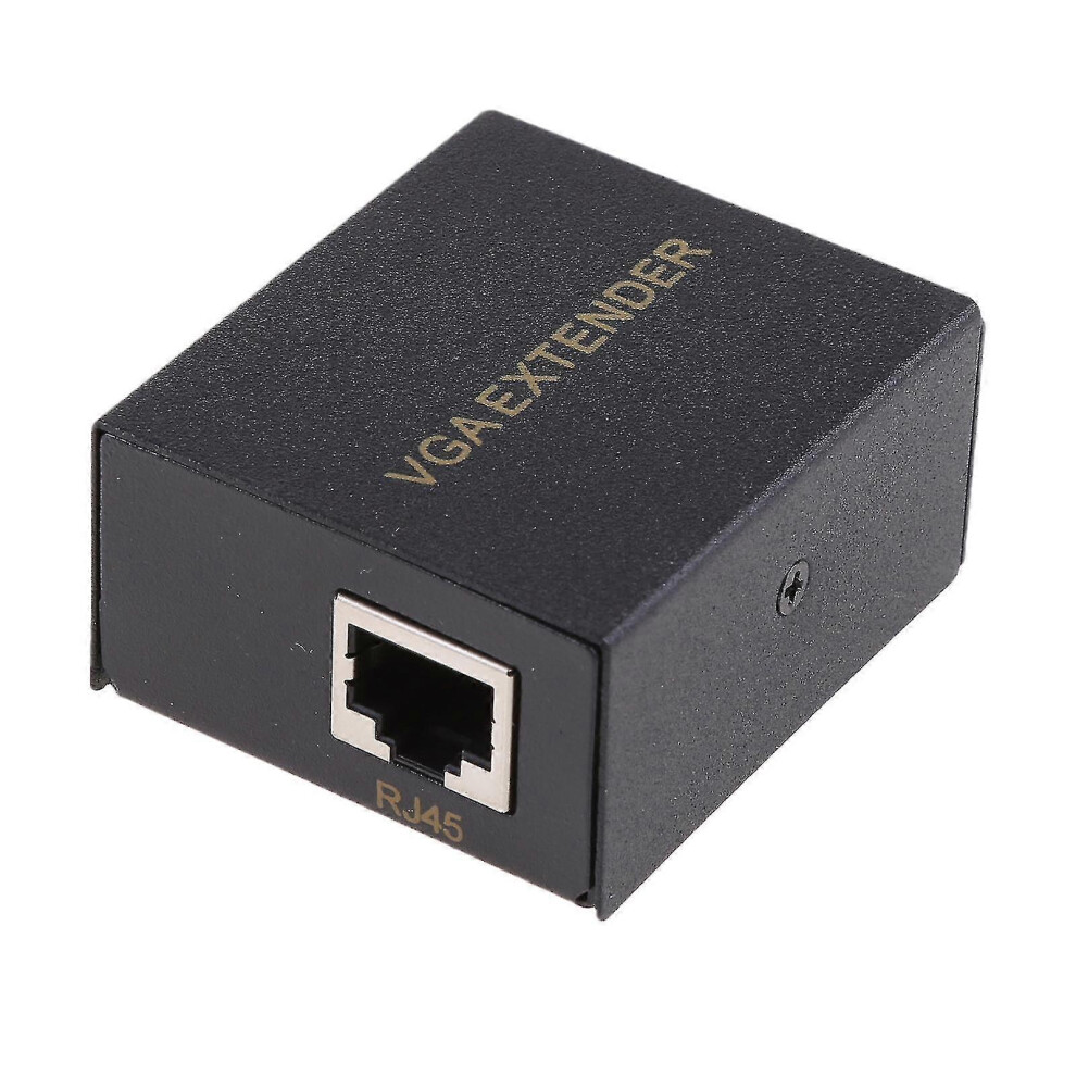 (As Show, One Size) Vga Rj45 Extender Smooth Monitor Vedio Signal Transfer Resolution 1920X1440p 5063595956744