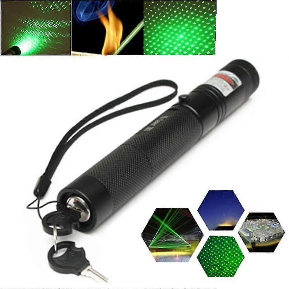 (As Show, One Size) 303 Flash Lamp Portable Pointer Command Pen 5063595956799