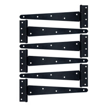 MLHpeak T-Strap Shed Hinge Gate Strap Hard Duty Shoulder Shoe Shield Shoe Gate Shield (6 12 palcov)