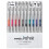 Pentel PENTEL BLN75TL-10 ENERGEL Ballpond Pen 0,02 polegadas (0,5 mm) 10 cores 1