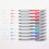 Pentel PENTEL BLN75TL-10 ENERGEL Ballpond Pen 0,02 polegadas (0,5 mm) 10 cores 4