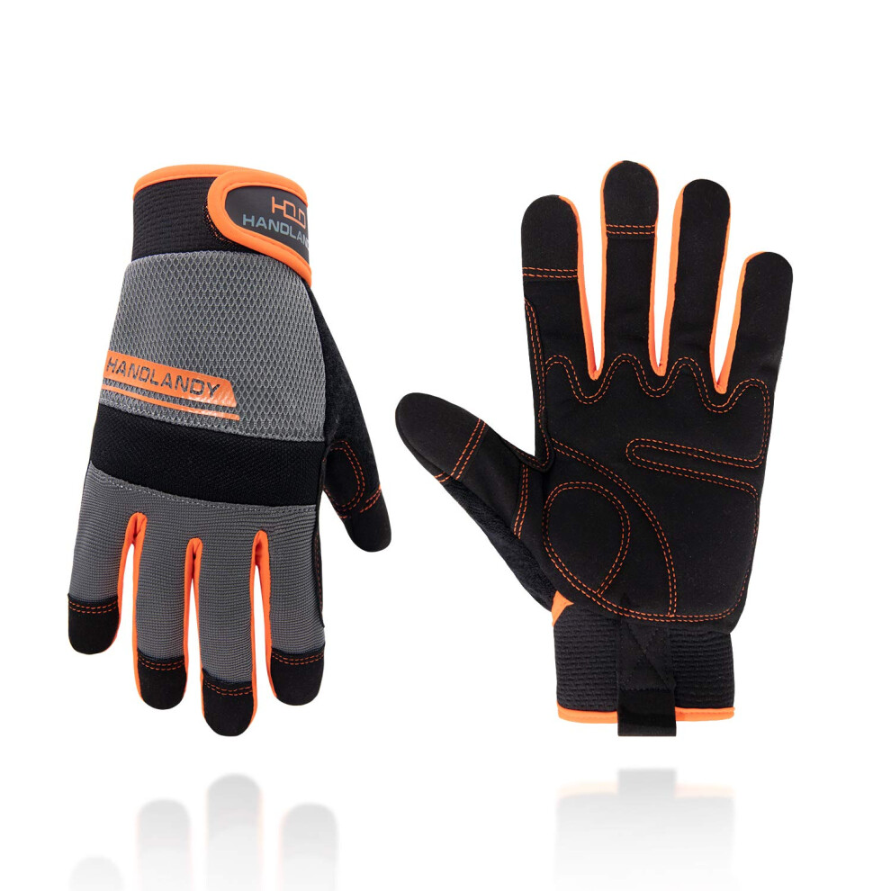 Handlandy Work Gloves Mens & Women Utility Safety Mechanic Working Gl 718910953360