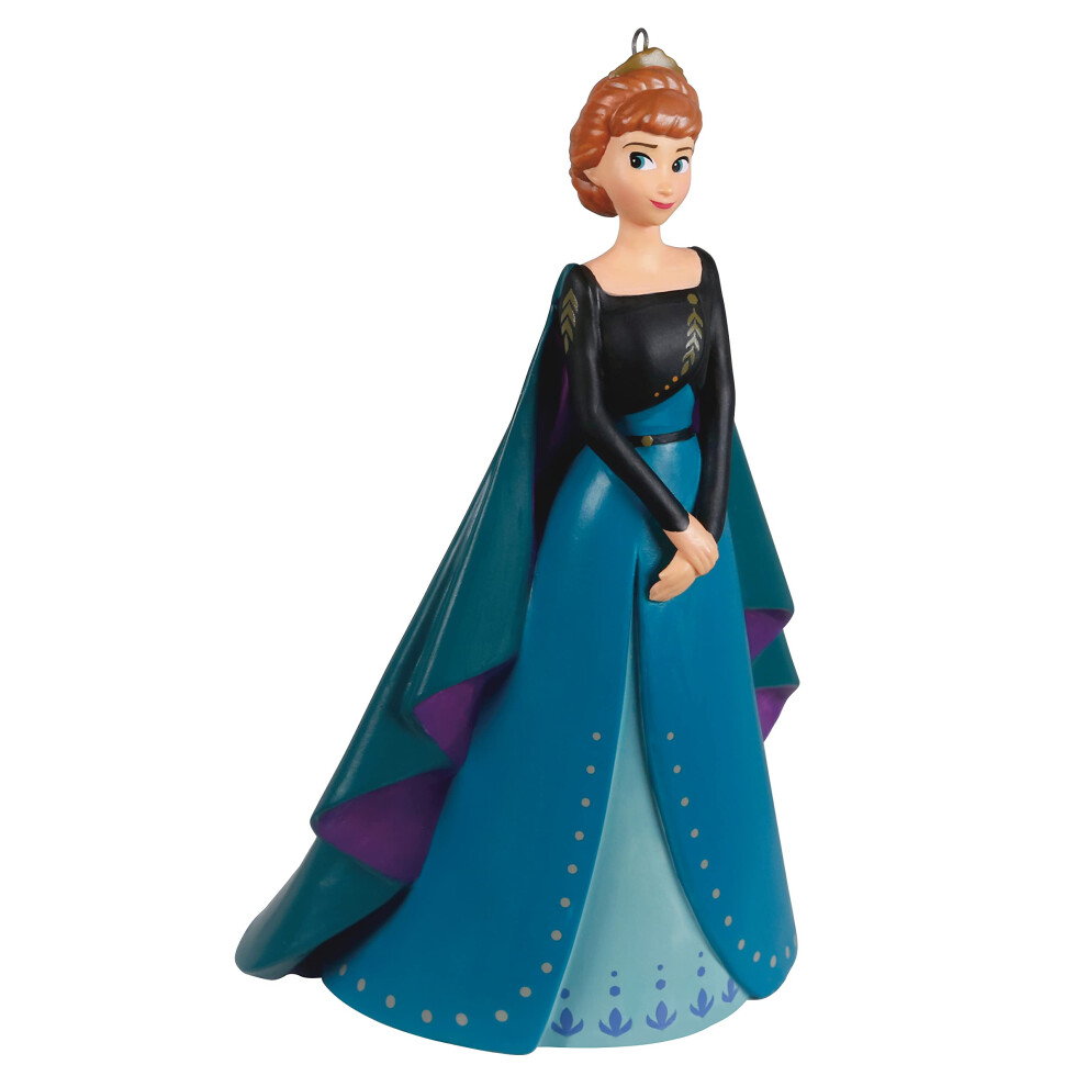 D Coration De No L Souvenir Hallmark 2021 Disney Frozen 2 Reine Anna En Porcelaine-image