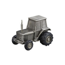 Creative Gifts International 026674 3 x 3.25 x 3.75 in. Tractor Bank - Polished