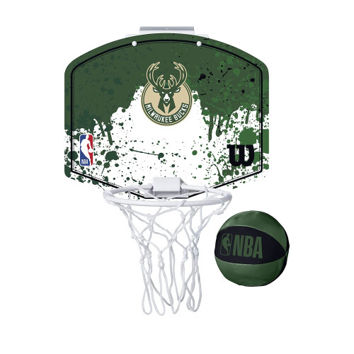 Wilson WILSON NBA Team Mini Basketbalring - Milwaukee Bucks