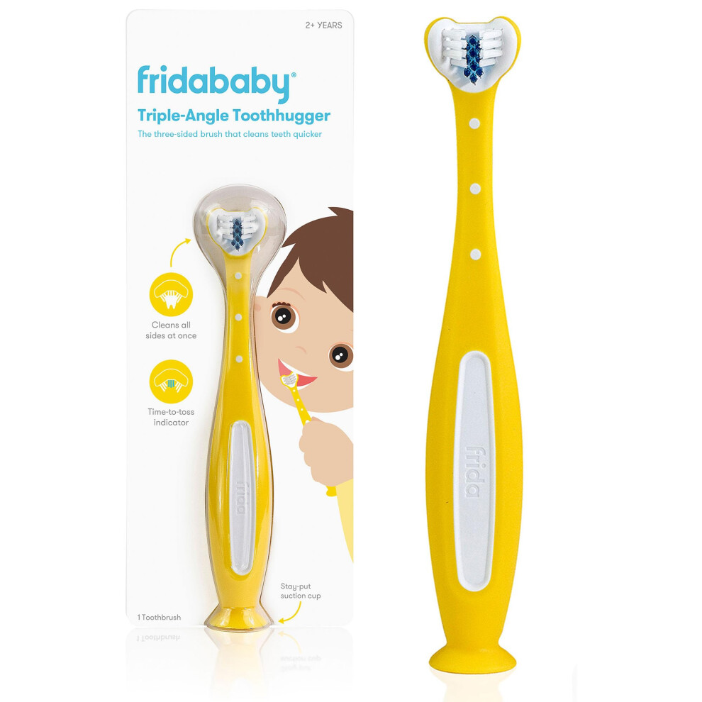 Frida Baby Triple-Angle Toothhugger Training Toddler Toothbrush | Todd