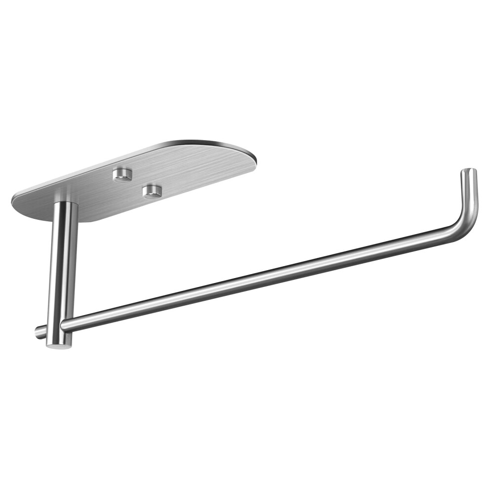 Portarrollos De Papel Para Debajo Del Armario De La Cocina: Autoadhesivo O Con Perforaci N-image