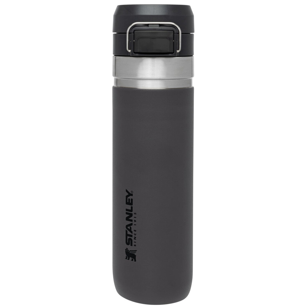 Stanley Quick Flip GO Water Bottle 24 OZ  071 L   Push Button Lid   Leakproof  Packable for Travel  Sports   Insulated Stain