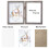 AVEAX Double 5x7 Picture Frame Grey Wood Photo Frame Shadow Box Frame 3