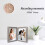 AVEAX Double 5x7 Picture Frame Grey Wood Photo Frame Shadow Box Frame 5