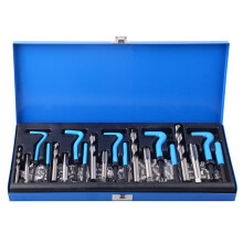 Dayuan 131pc SAE -trdreparationssats HSS Drill Helicoil Kit Standard 1/4 """" 5/16 """" 3/8 """" 7/16 """" 1/2 """"
