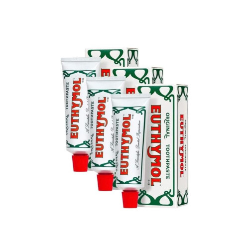3x Fluoride-Free Euthymol Toothpaste, 75ml