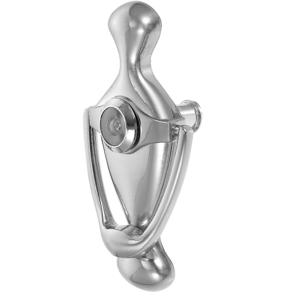 (As Show, One Size) Door Knocker Front Door Knocker And Viewer Zinc Alloy Door Knocker With Peephole 5062994784163