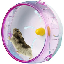 (21cm, One size) 1pc Hamster Wheel Hamster Wheel Silent Hamster Exercise Wheel Dwarf Hamster Running Wheel Quiet Spinning Running Wheel