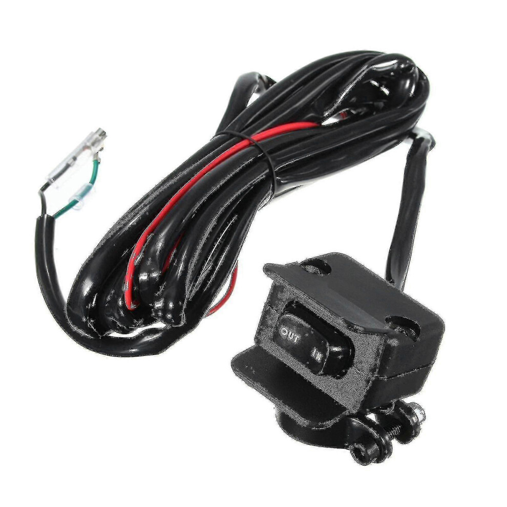 (As Show, One Size) Waterproof Atv/Utv Handlebar Replacement Cables Winch Rocker Switch Winches 5063595912641