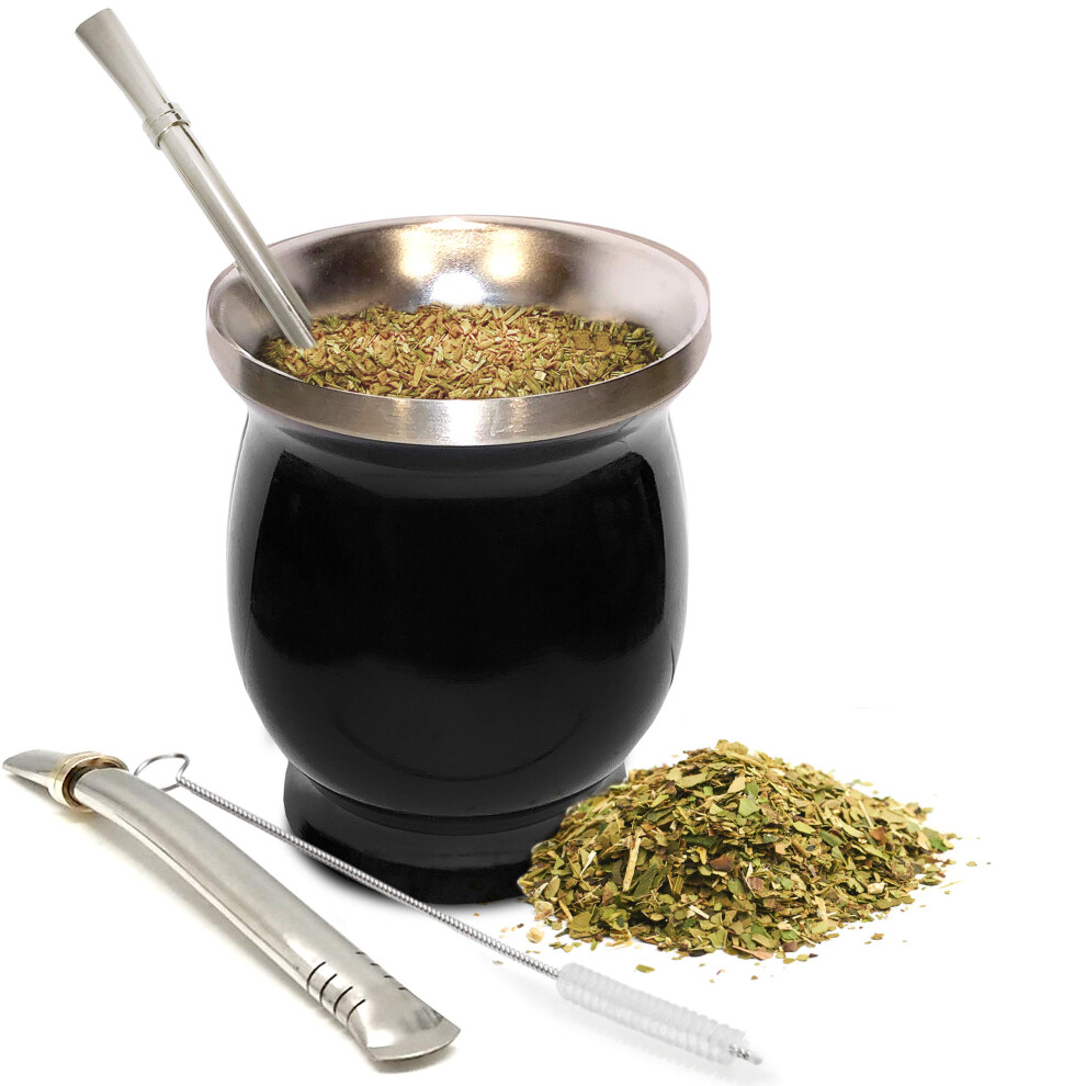 Ensemble De Tasses Th Et Calebasse Naturelles Yerba Mate De Norte Upgraded (Tradition Originale)-image