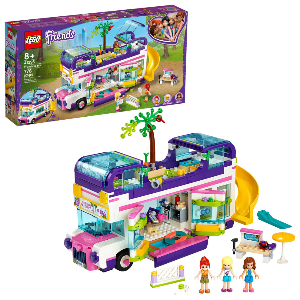 Lego Friends Friendship Bus 41395 Heartlake City Toy Playset Building