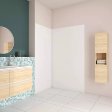 (1200x1200mm) Large Aluminum Bathroom Shower Wall Panels (2Pcs)