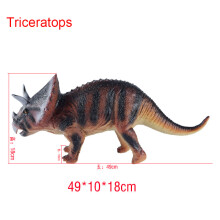 (Triceratops)Spielzeug-Dinosaurier Große Gummi-Spielzeugfiguren Kinder Plüsch-Actionfigur für Kinder