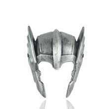 (Sliver Helmet)Thor Kostüm Hammer Helm Maske Kinder Cosplay Spielzeug Actionfigur ohne Licht