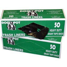 Dogi Pot 50 Count Trash Liner Bags US (pakke med 2)