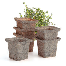 (As show, One size) Durable Practical Plant Pots Coir Eco Grow Seedling Nursery Herb Flower Sturdy Pots