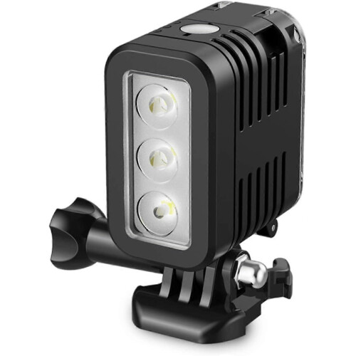 (As show, One size) LINJOU Diving Light ,147ft Waterproof Dimmable Underwater Light Fill Light