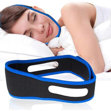 (As show, One size) LINJOU Anti Snoring Chin Strap,Anti Snore Devices,Comfortable Snore Reducing Aids Anti Snoring Devices