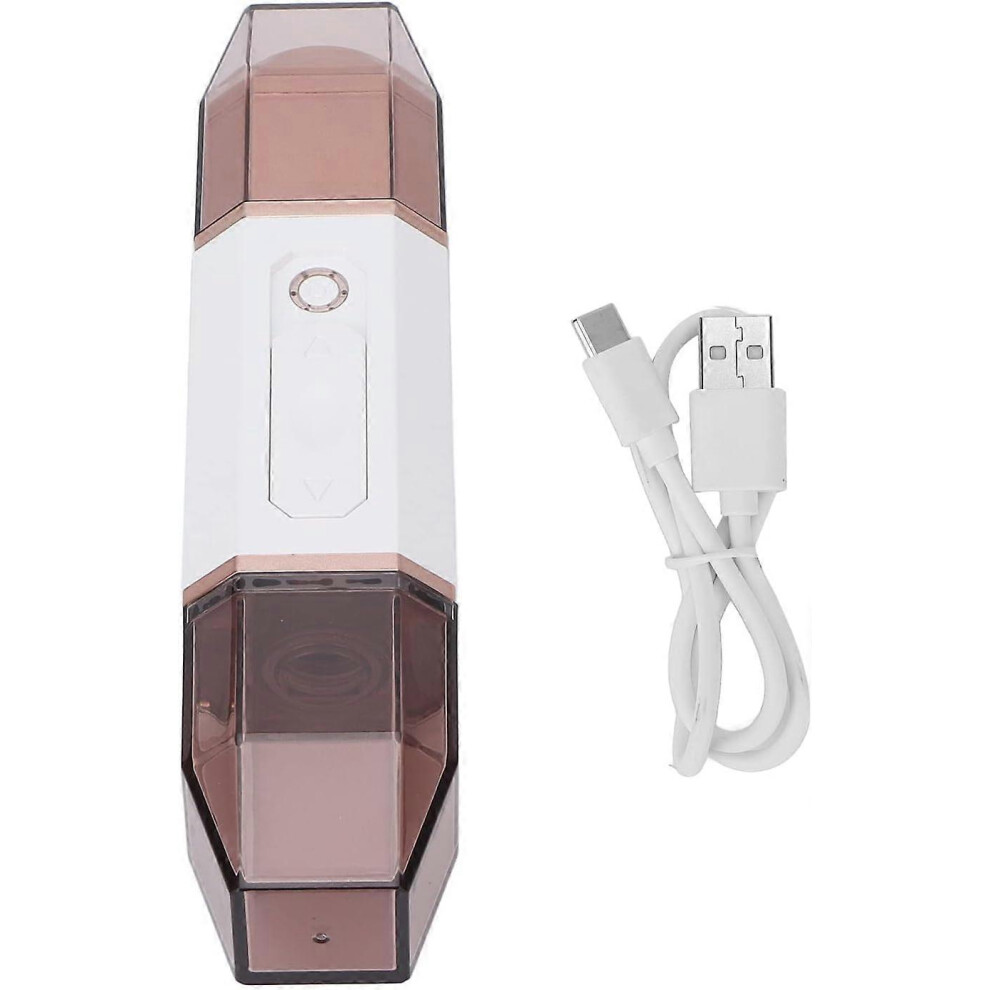 (As show, One size) LINJOU Nanometer Facial Sprayer, USB Charging Interface Hot Compress Facial Hydrating Sprayer