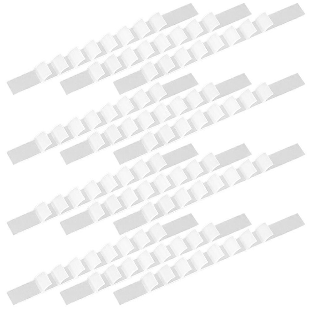 Kricely (As Show, One Size) 50Pcs Non Slip Hanger Grips Wood Hangers Adhesive Silicone Grips Hanger Strips