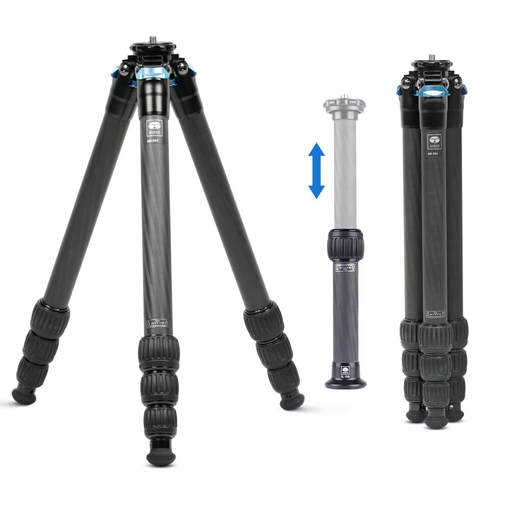 Photos - Tripod Head SIRUI AM-284 Carbon Fiber Tripod with Two-Section Carbon Fiber Center AM-284+SL-200
