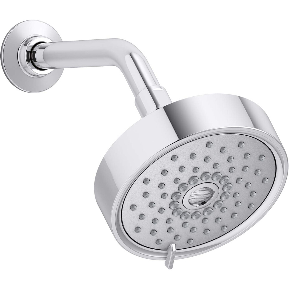 Photos - Shower System Kohler 22170GCP Purist MultiFunction Showerhead WallMount 3 Spray Settings 175 GPM Polished Chrome 22170-G-CP