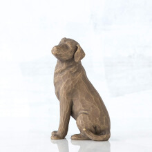 Willow Tree Liebe Mein Hund Dunkle Figurine Harz Mehrfarbig Schreibtisch Ornament Spielzeug
