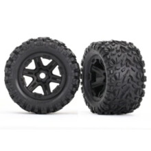 Roues Traxxas 8672 avec pneus Talon Ext 3,8"""" Noir