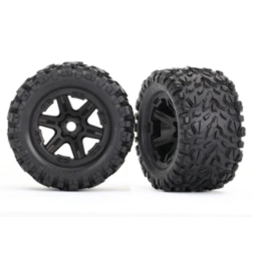 Traxxas 8672 Ζάντες με Ελαστικά Talon EXT, 3.8", Μαύρο