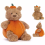 Kürbis-Bär Plüsch Kurzplüsch Teddybär Plüschpuppe Weihnachtsgeschenke 7