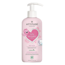 Attitude Natural Care Baby Leaves Science Body Lotion 473mL | Gentle & Moisturizing for Babies |Hypoallergenic & Dermatologist-Tested |Fragrance-Free