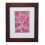 Gallery Solutions 8x10 Flat Walnut Tabletop or Wall Frame with Double 1