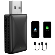 New Wireless CarPlay Adapter Mini Dongle Adpater For iPhone Plug Play