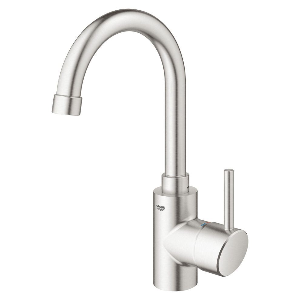 Grohe 31518DC0 Concetto Single-Handle Kitchen Faucet  1.5 GPM  SuperSteel InfinityFinish