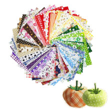 60 Pcs 4 x 4(10cm x 10cm) Assorted craft Fabric Bundle Squares Patchwork Fabric Sets for DIY Sewing Scrapbooking Quilting Dot Pattern