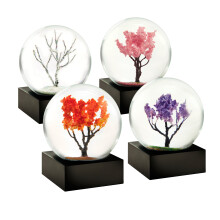 CoolSnowGlobes Four Seasons Winter Frhling Sommer Herbst Set mit vier Mini-Cool-Schneekugeln