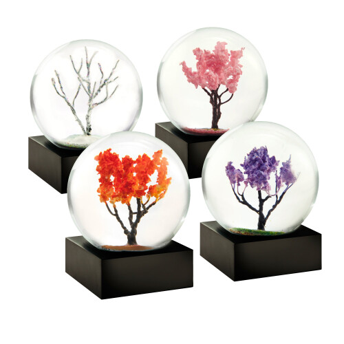 CoolSnowGlobes Τετράδα Μίνι Χιονόσφαιρες Τεσσάρων Εποχών