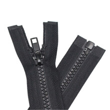 YaHoGa 2PCS 5 27 Inch Separating Jacket Zippers for Sewing Coats Jacket Zipper Black Molded Plastic Zippers Bulk 27 2pc