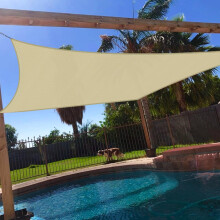 Vonkaj slnecn tien Windscreen4less 12' x 12', obdl nikov plachta, UV filter na verandu, pergolu, terasu, z hradu (b ov )