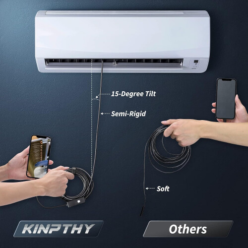 Endoscope Camera with Light,1920P HD Borescope Tools 1