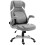 Vinsetto Vinsetto Fabric Office Desk Chair with Adjustable Height Tilt Function Grey 8